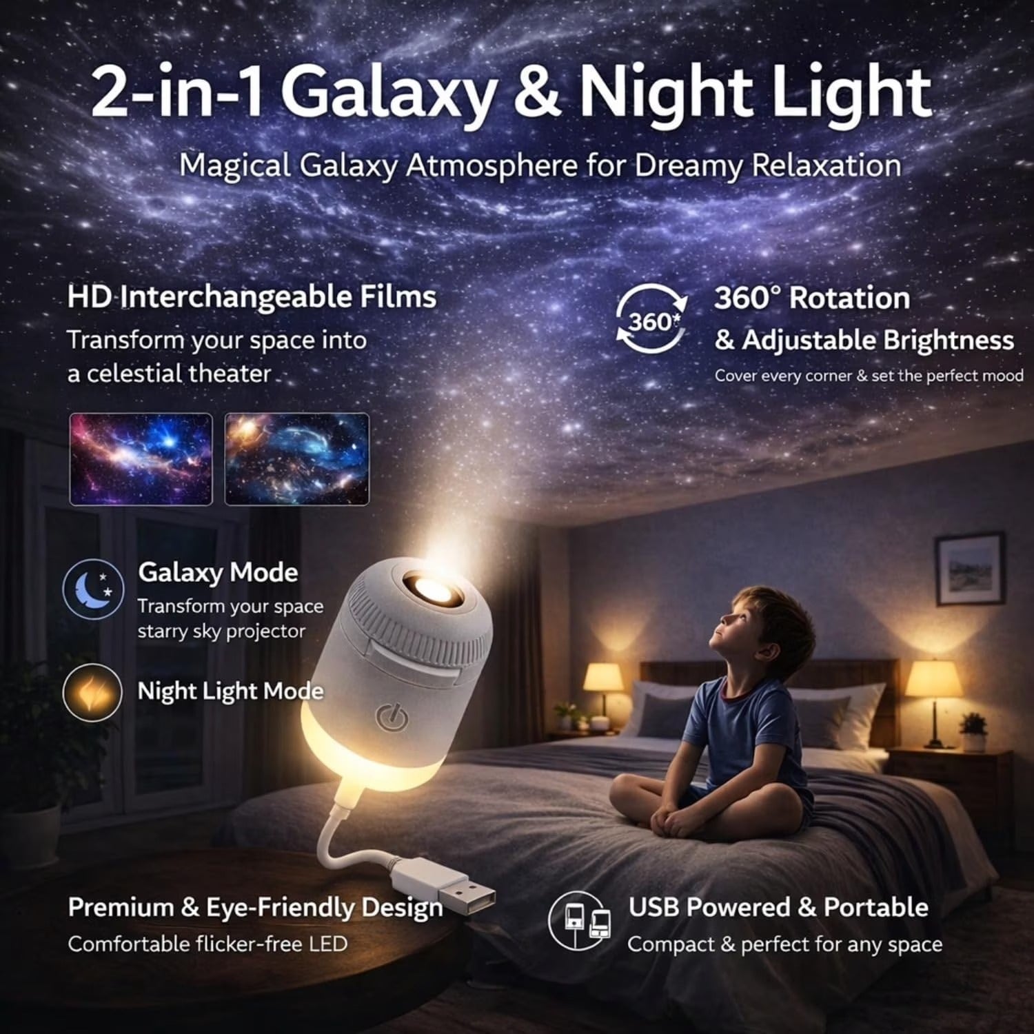 Starry Sky Galaxy Lights